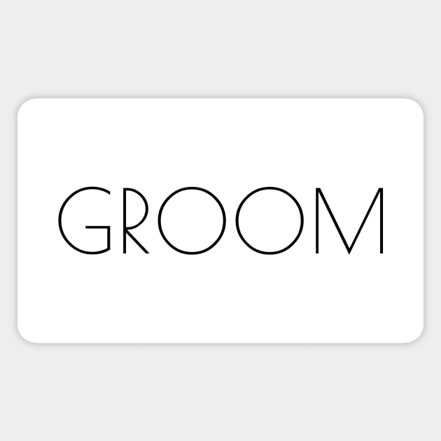 GROOM Sticker by Cult Classics